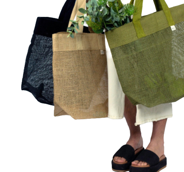 Jute Mesh Bag - Natural