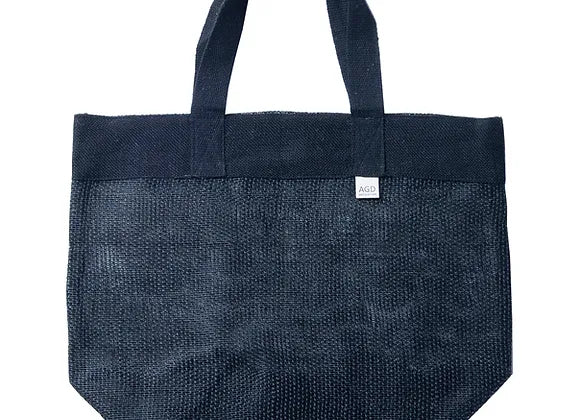 Jute Mesh Bag - Navy