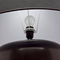 Picasso Table Lamp - Black w Black Shade