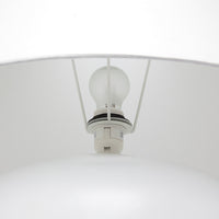 Picasso Table Lamp - White w White Shade