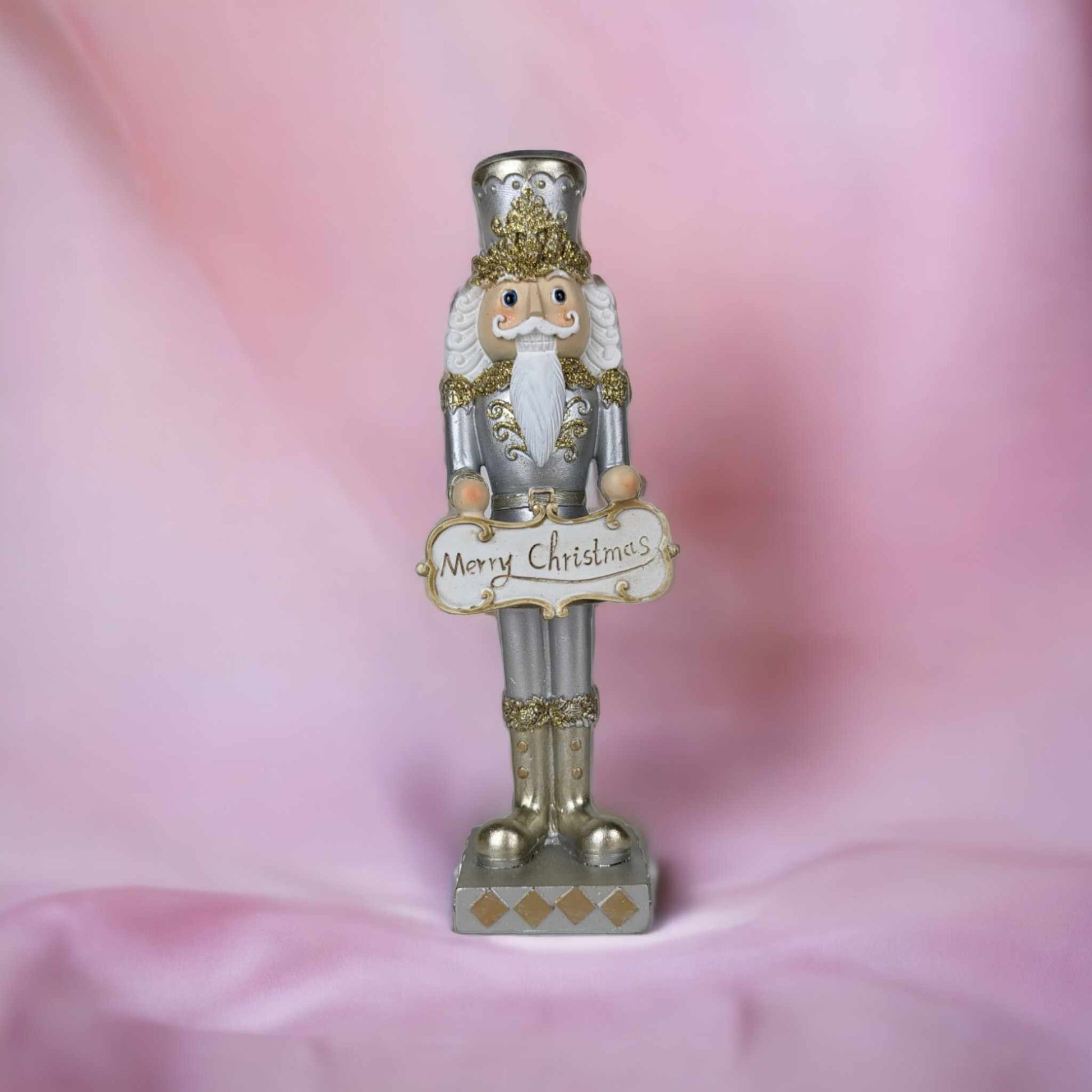 19cm Silver Nutcrackers