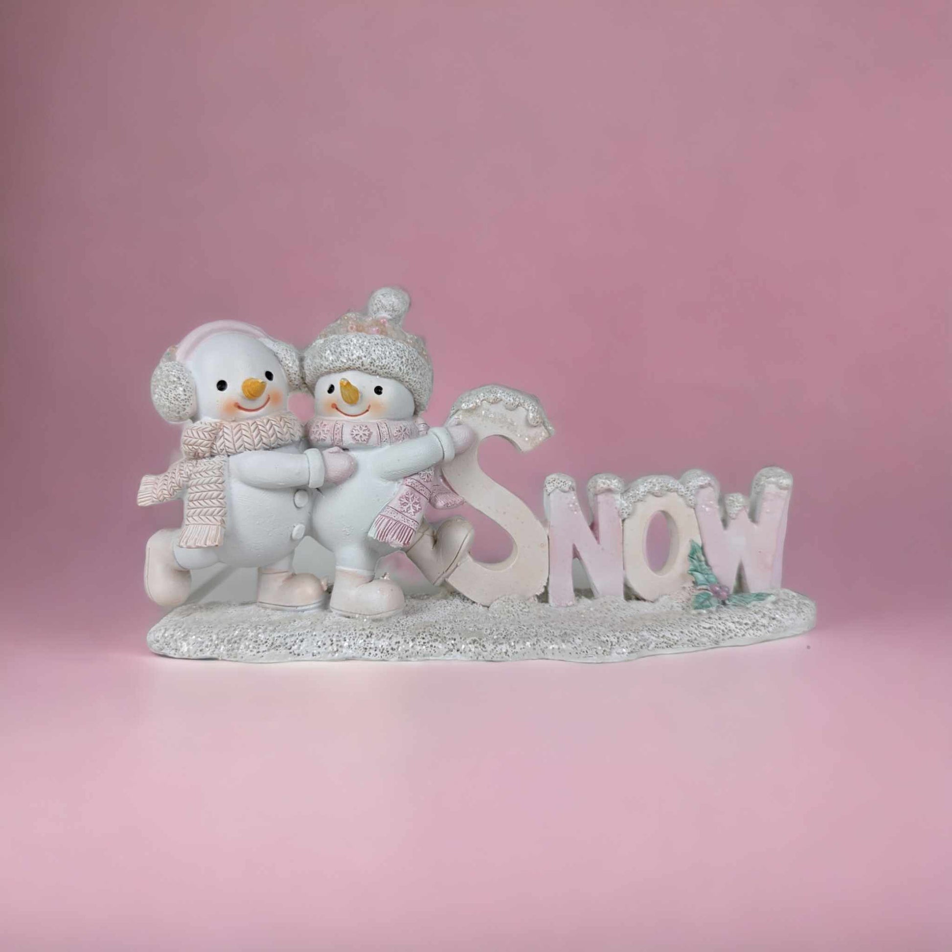 Snowman Snow Sign
