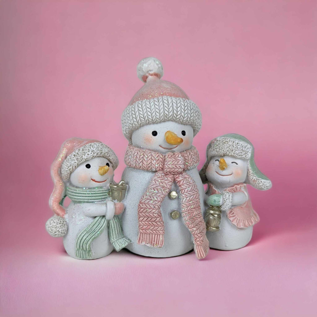 Baby Snowmen Family Decoration