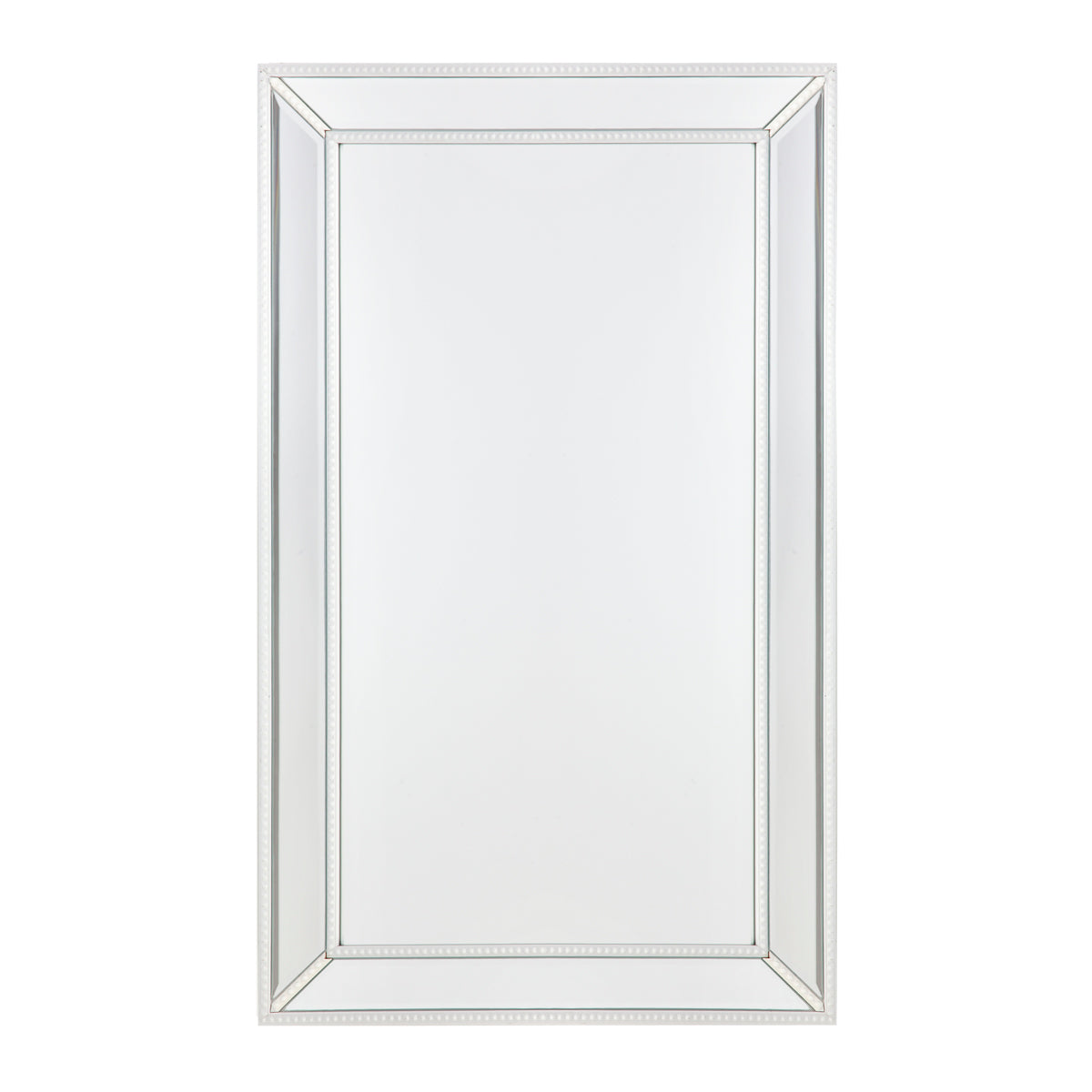 Zeta Wall Mirror - Medium White