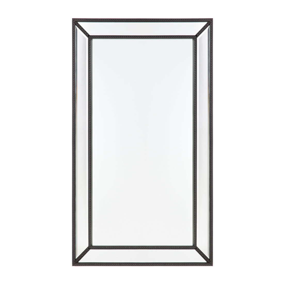 Zeta Wall Mirror - Medium Black