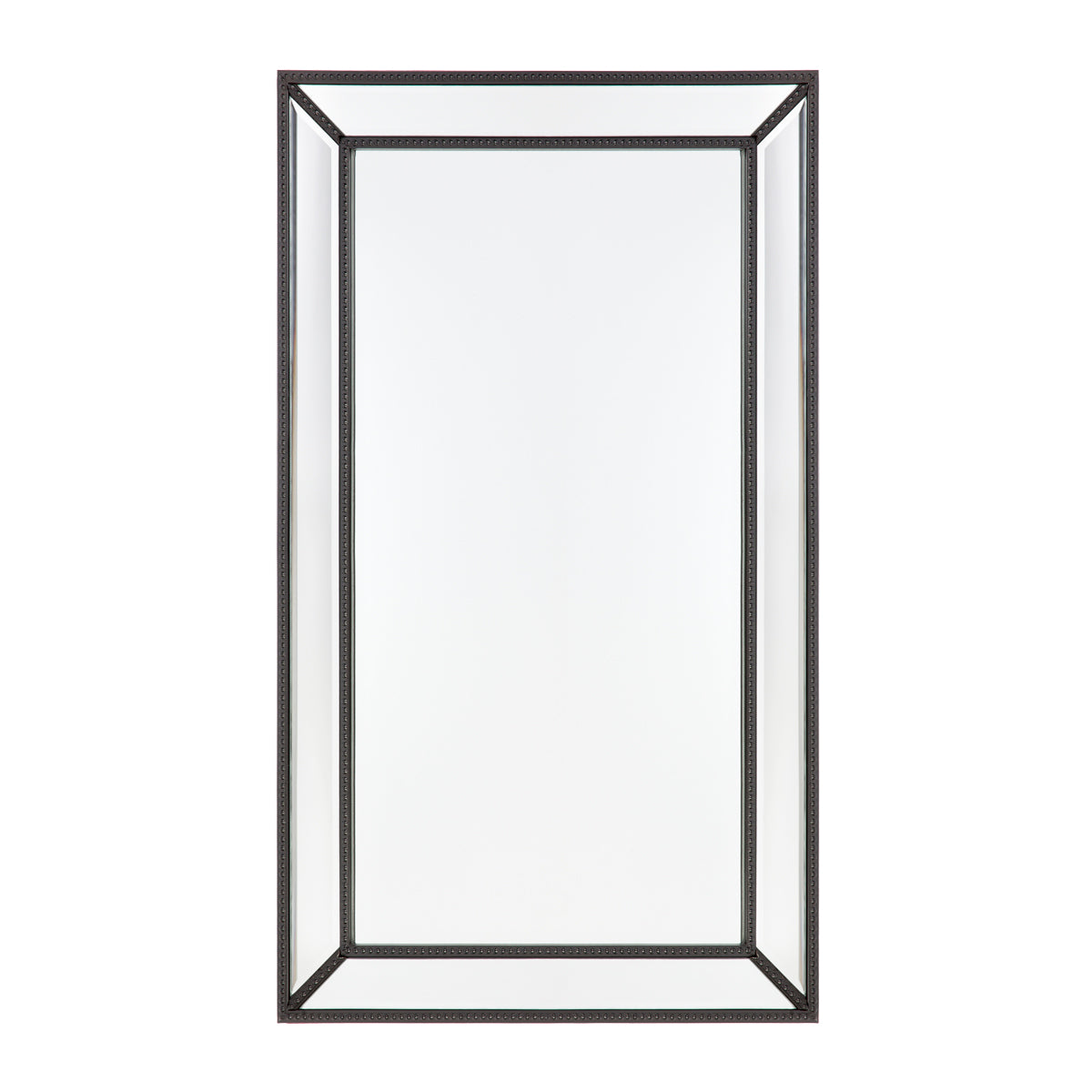 Zeta Wall Mirror - Medium Black