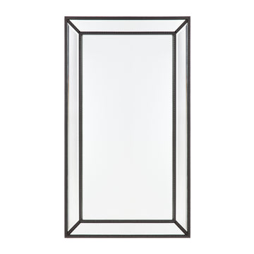 Zeta Wall Mirror - Medium Black