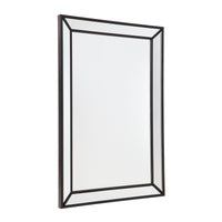 Zeta Wall Mirror - Medium Black