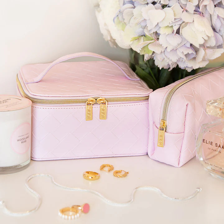 Large Jewellery Cube - Woven Peony