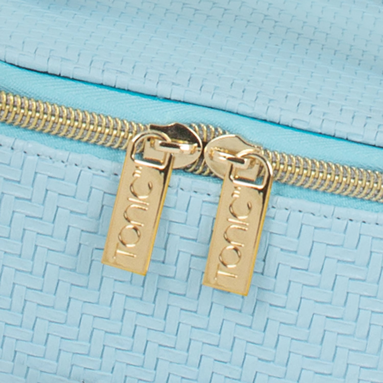 Jewellery Cube - Herringbone Bluebell