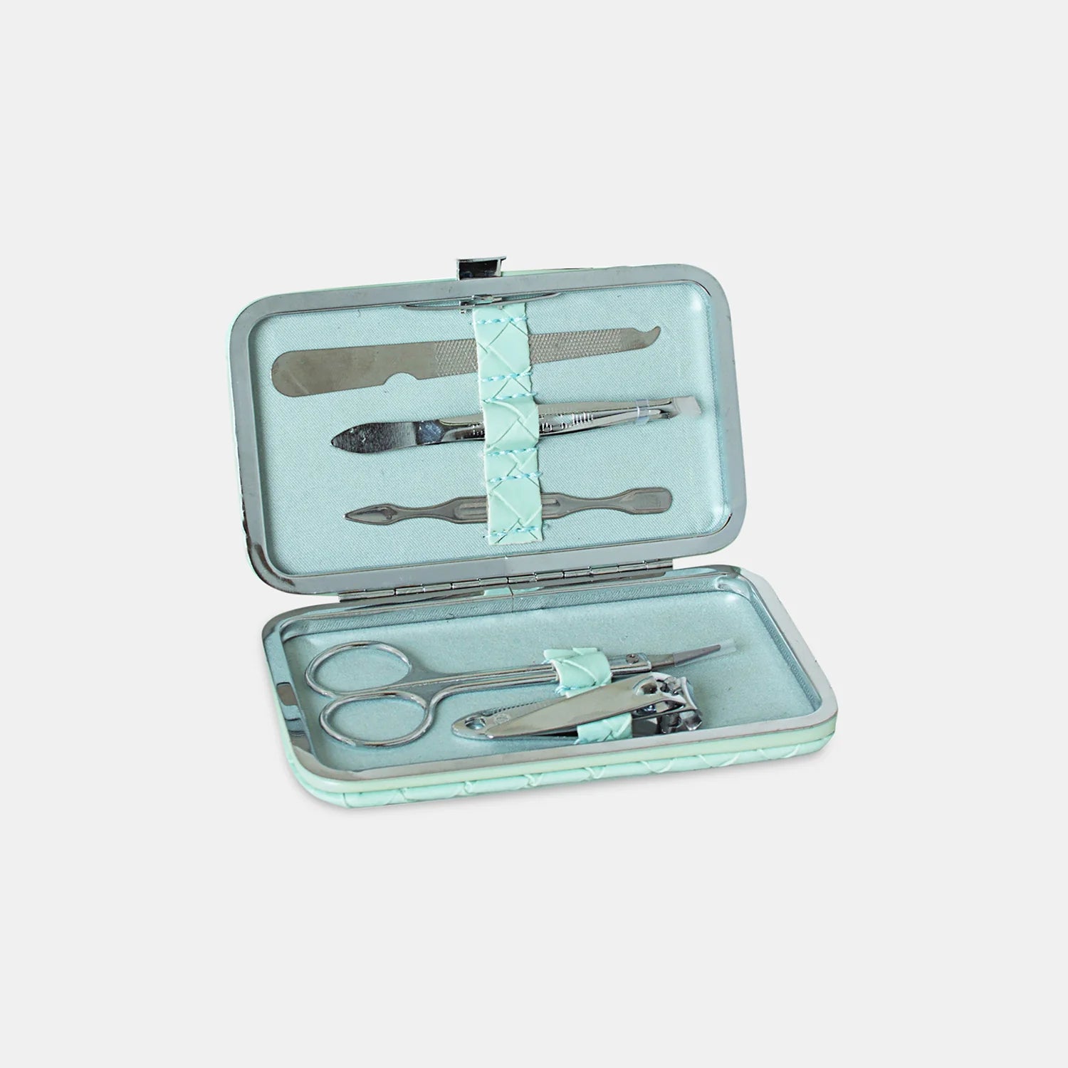 Manicure Set - Woven Teal