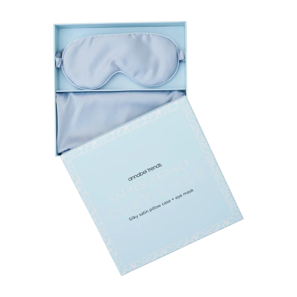 Satin Sleep Set – Cosy Luxe -Eye Mask & Pillow Case