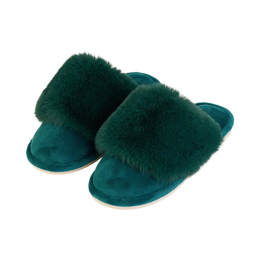 Slipper - Cosy Luxe - Emerald