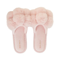 Pom Pom Slippers – Cosy Luxe – Pink Quartz