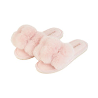 Pom Pom Slippers – Cosy Luxe – Pink Quartz