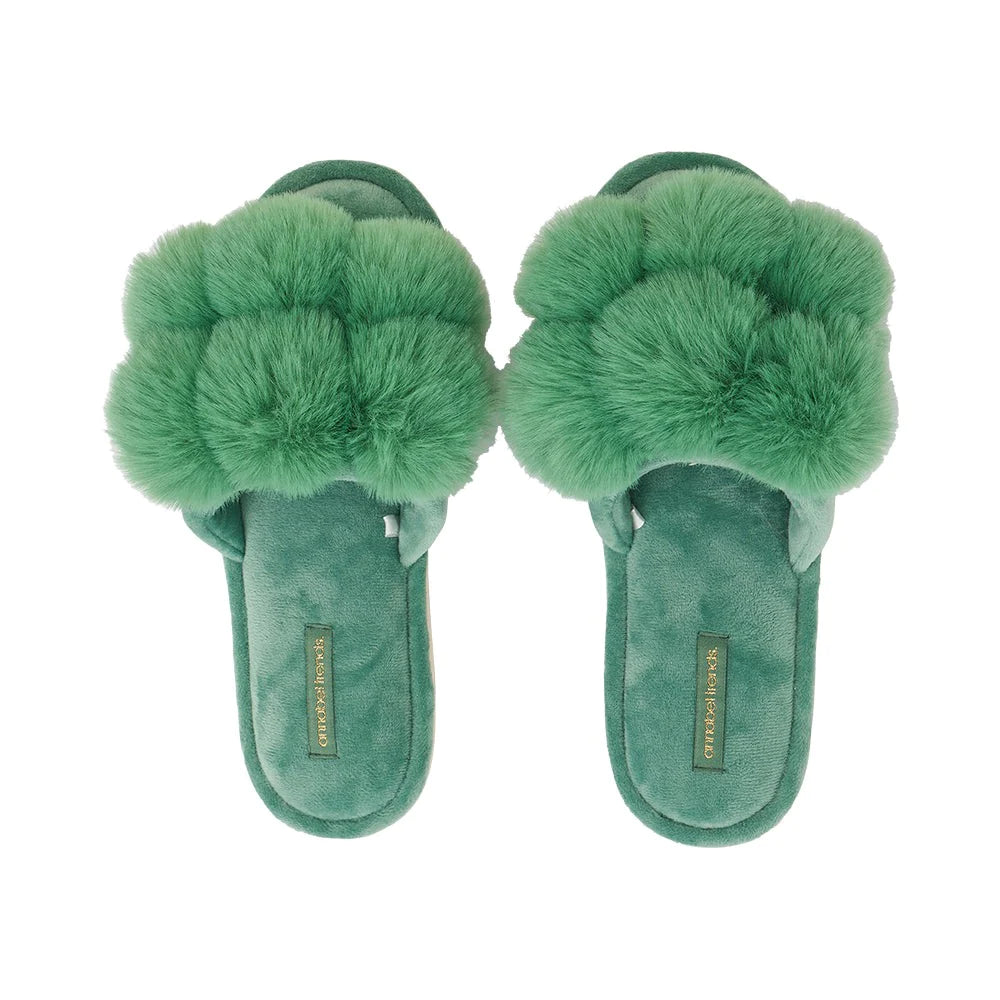 Pom Pom Slipper - Cosy Luxe - Spearmint
