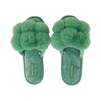 Pom Pom Slipper - Cosy Luxe - Spearmint