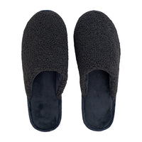 Mens Slippers - Cosy Sherpa - Black