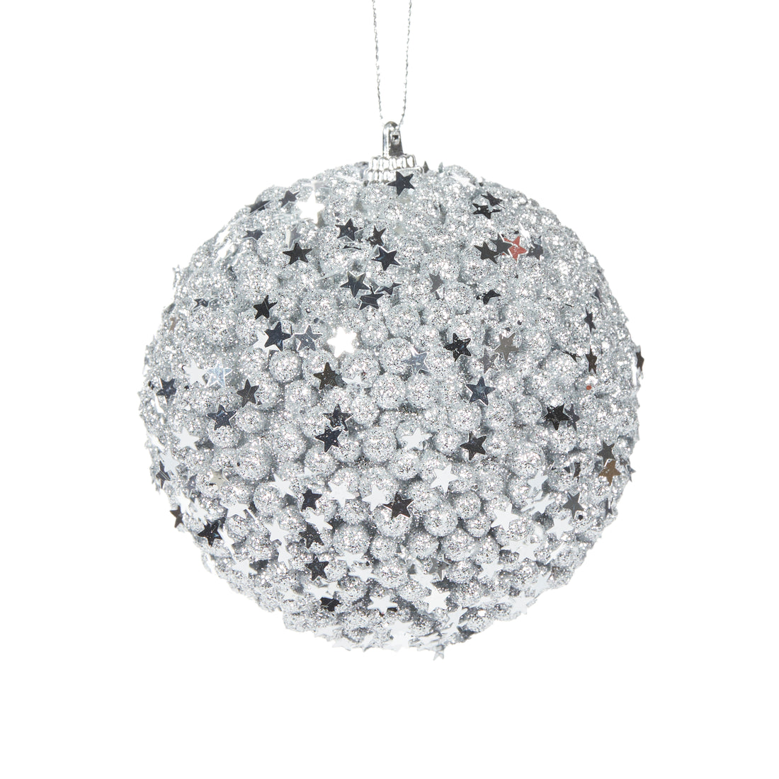 Silver Stars Bauble