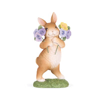 Mr Fields Bunny with Pansies