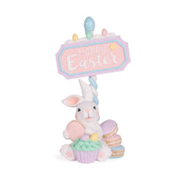 26cm Pastel Candy Happy Easter Sign
