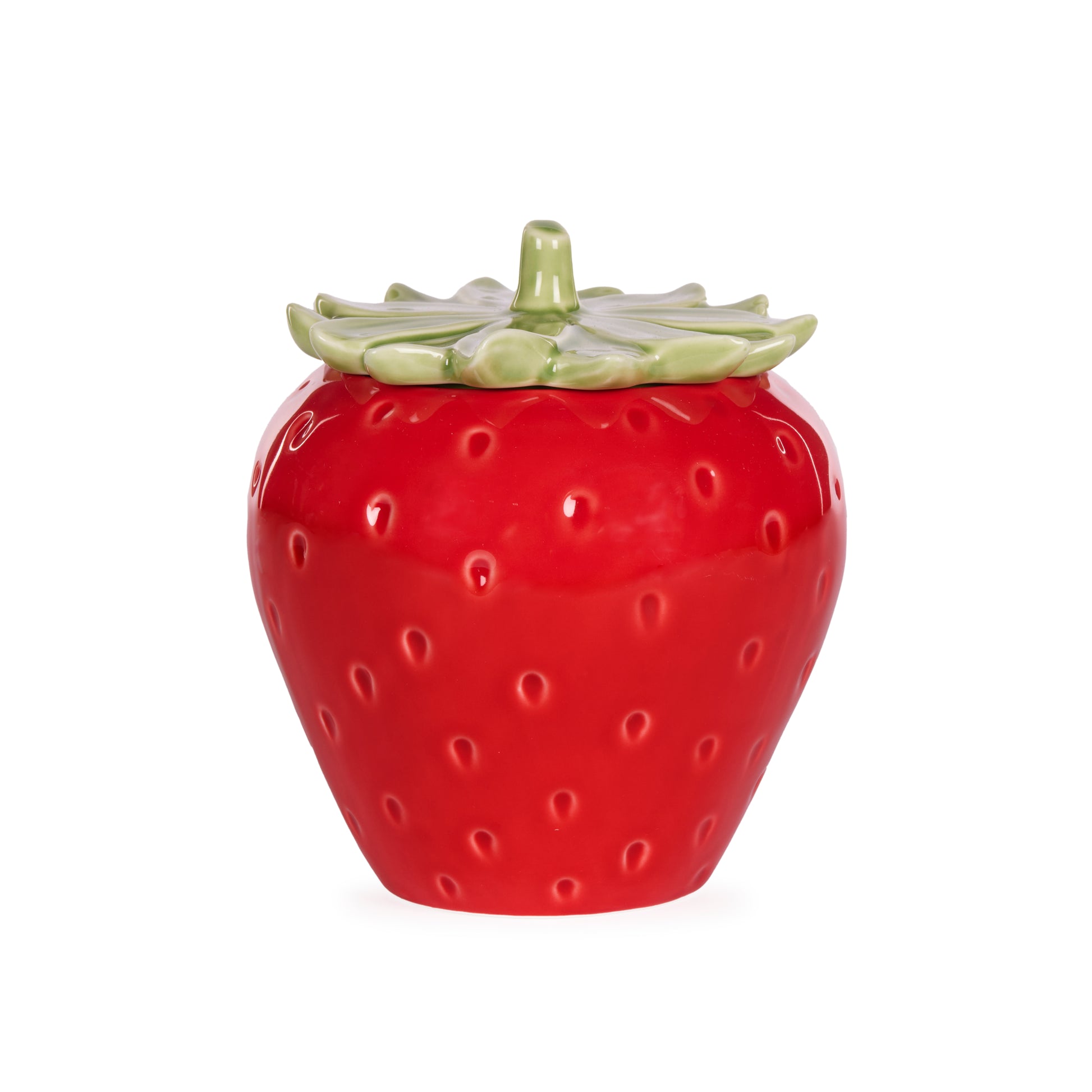 15cm Red Strawberry Canister