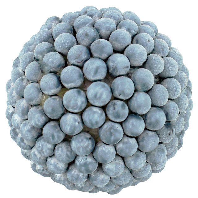 Steel Blue Deco Sphere