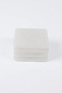 Square Coasters - White