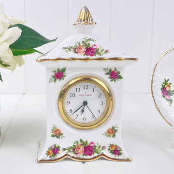Royal Albert Vintage Old Country Roses Clock