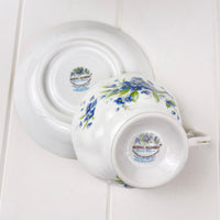 Royal Albert Flower of the Month - July Forget-Me-Not Breakfast Cup Duo