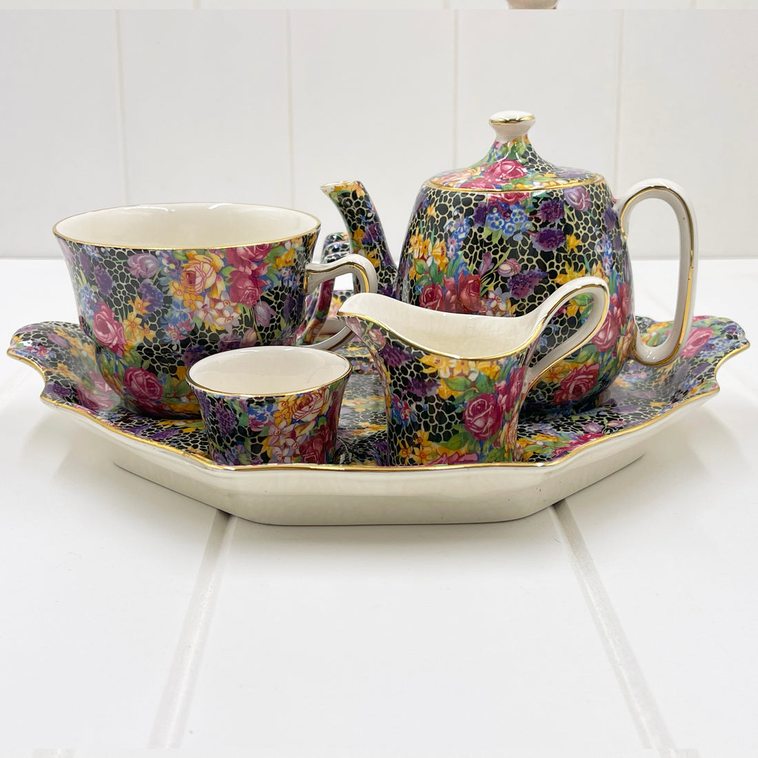 Royal Winton Grimwades Chintz Hazel Breakfast Set
