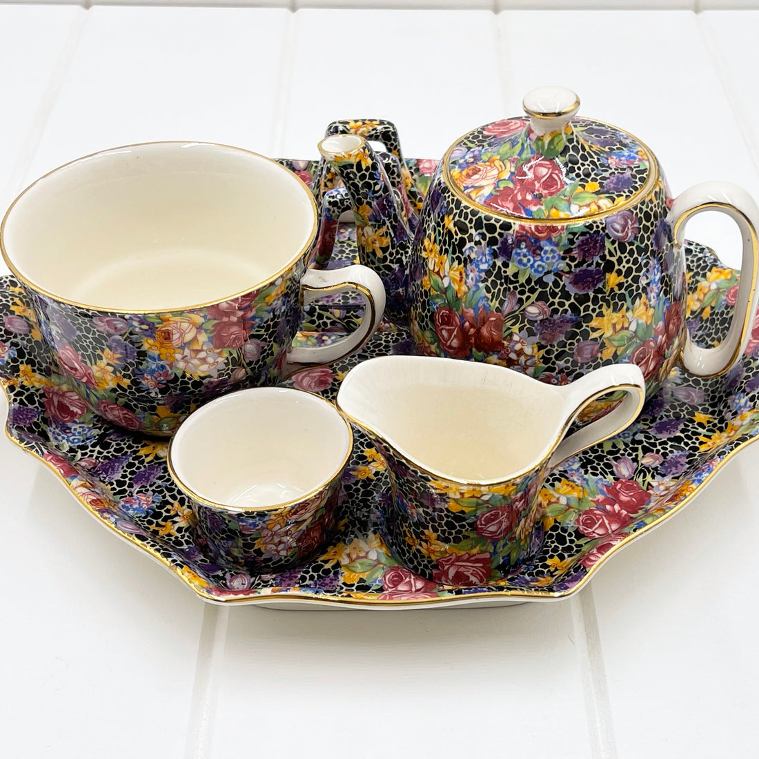 Royal Winton Grimwades Chintz Hazel Breakfast Set