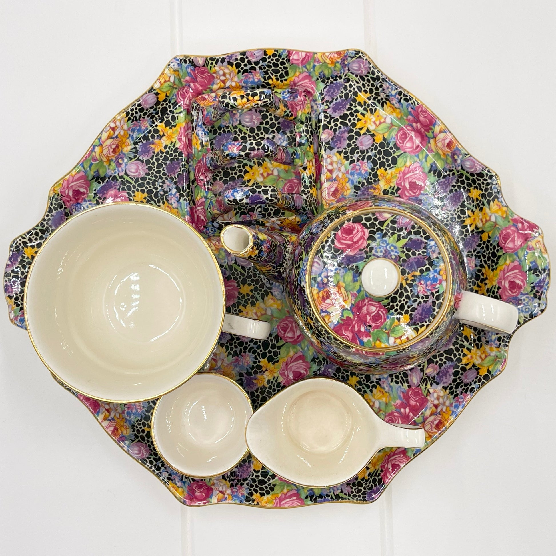 Royal Winton Grimwades Chintz Hazel Breakfast Set