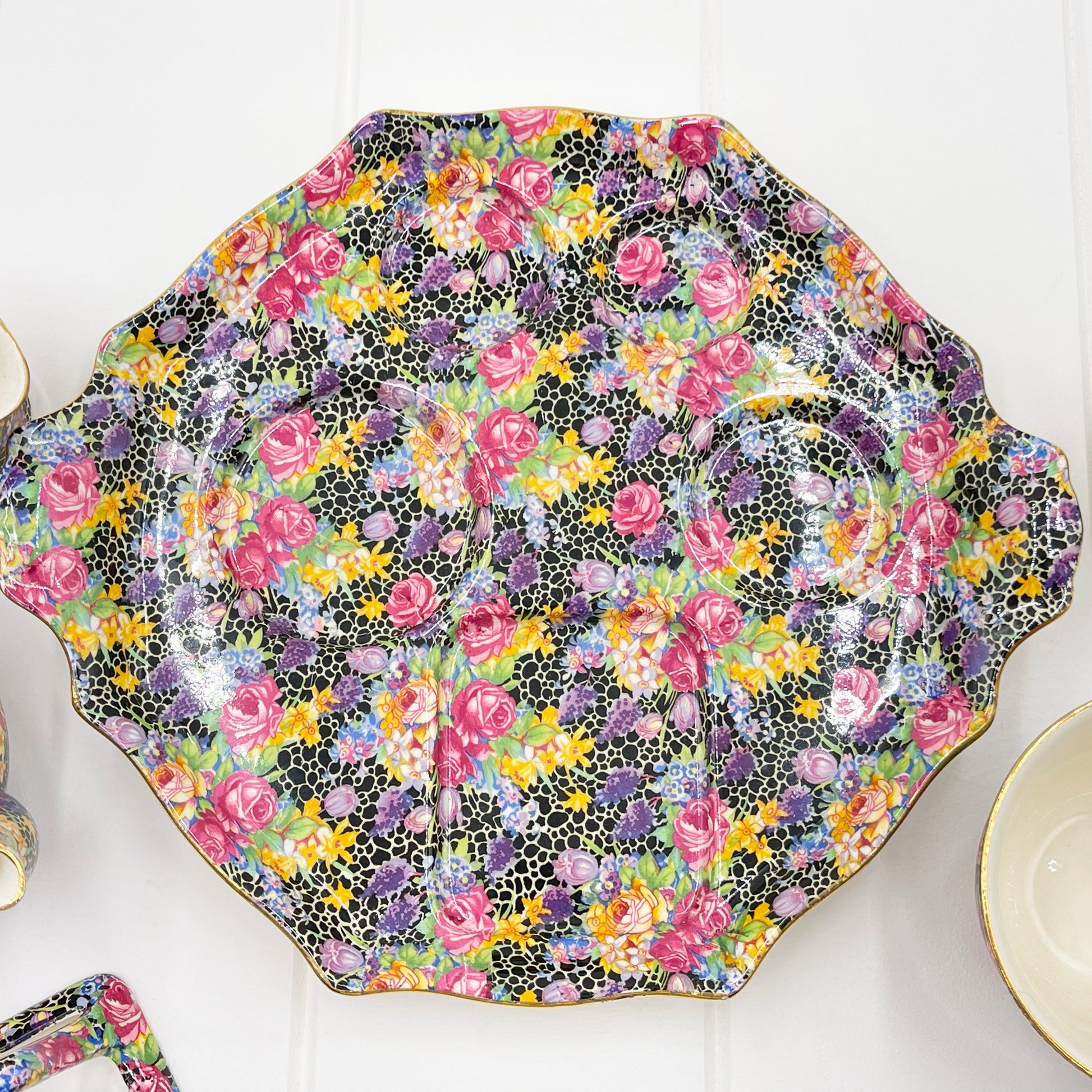 Royal Winton Grimwades Chintz Hazel Breakfast Set