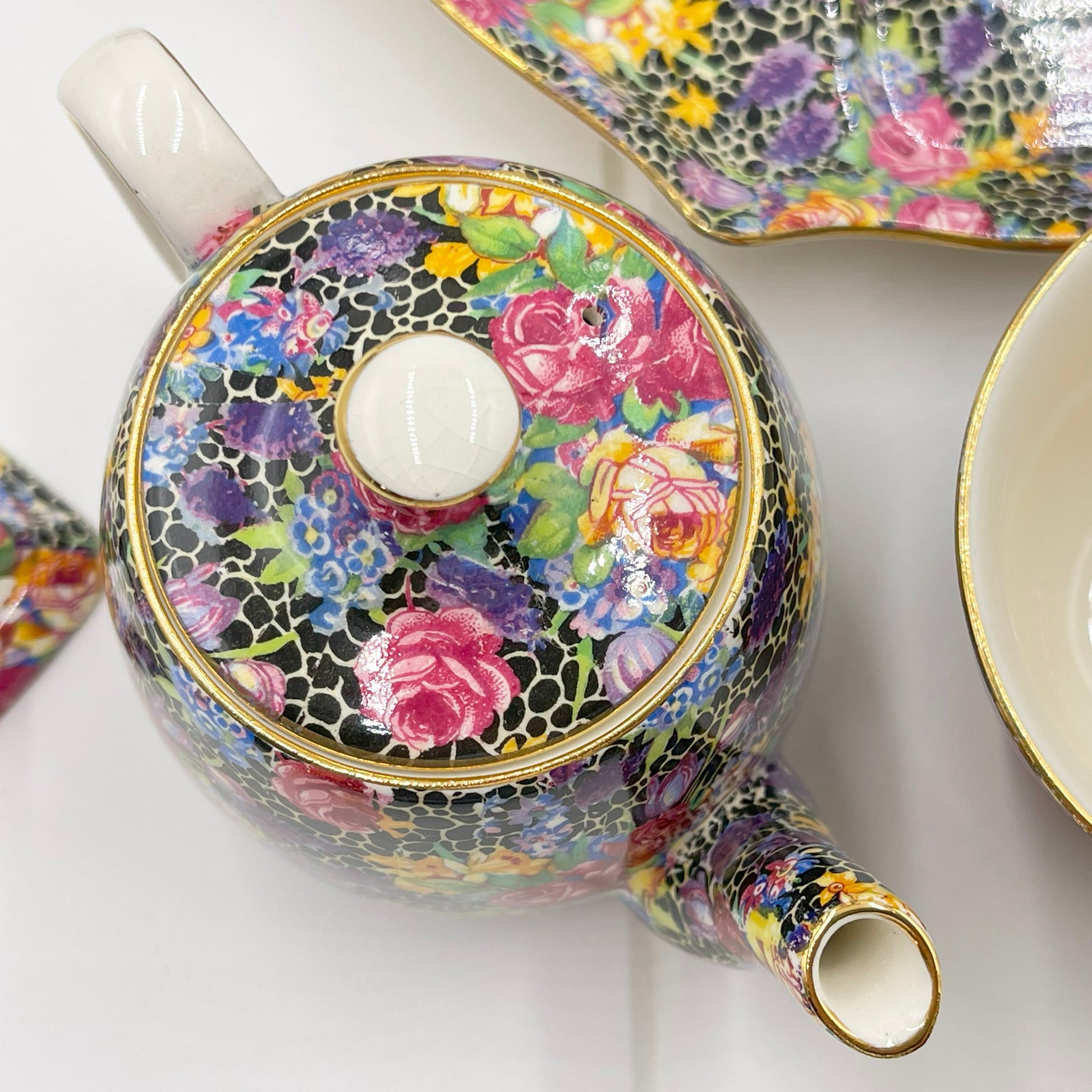 Royal Winton Grimwades Chintz Hazel Breakfast Set