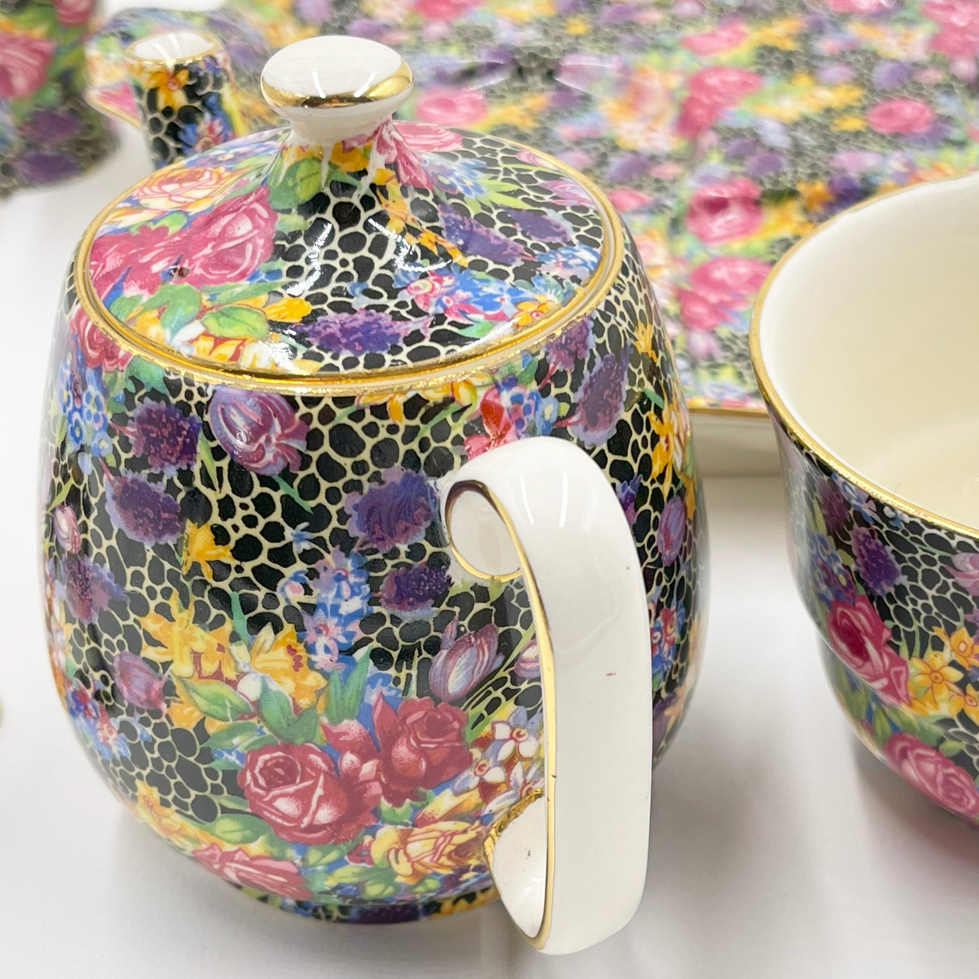 Royal Winton Grimwades Chintz Hazel Breakfast Set