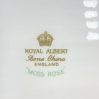 Royal Albert Vintage Moss Rose Tabbed Cake Plate