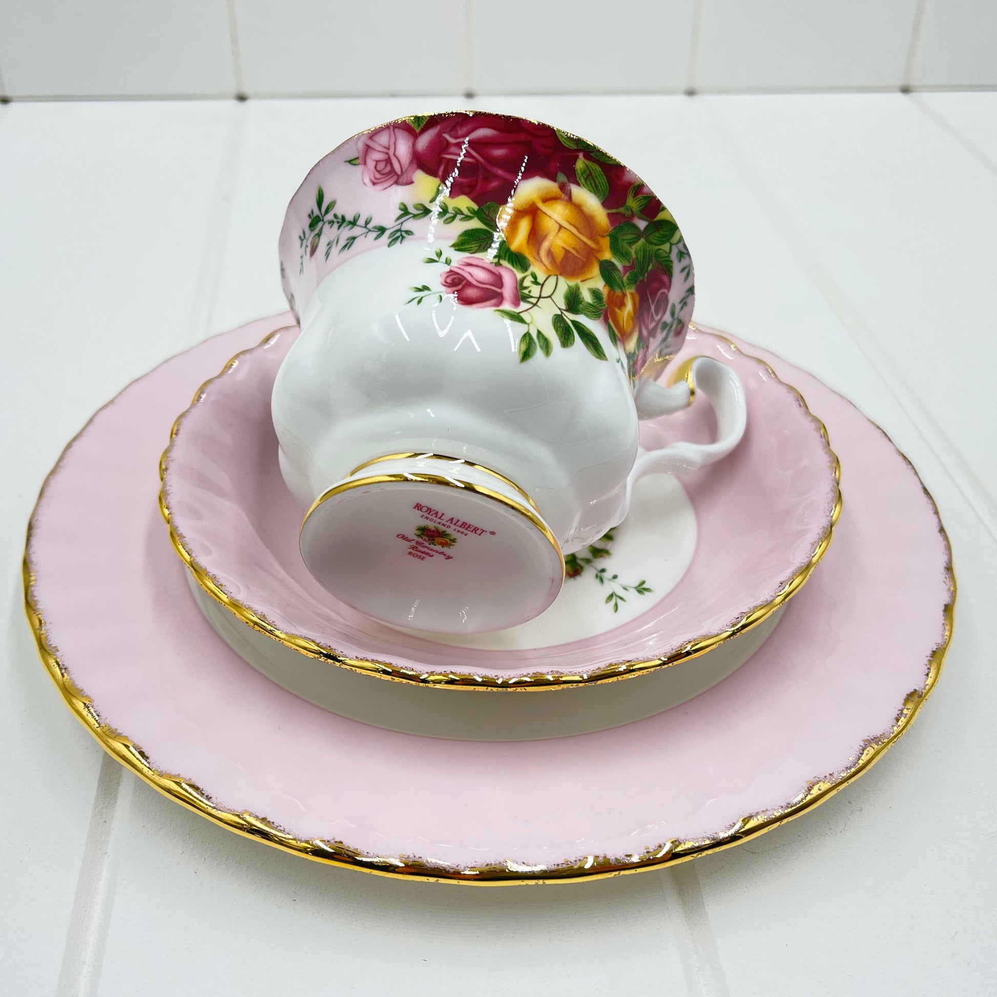 Royal Albert Old Country Roses 3 Piece Set Rose