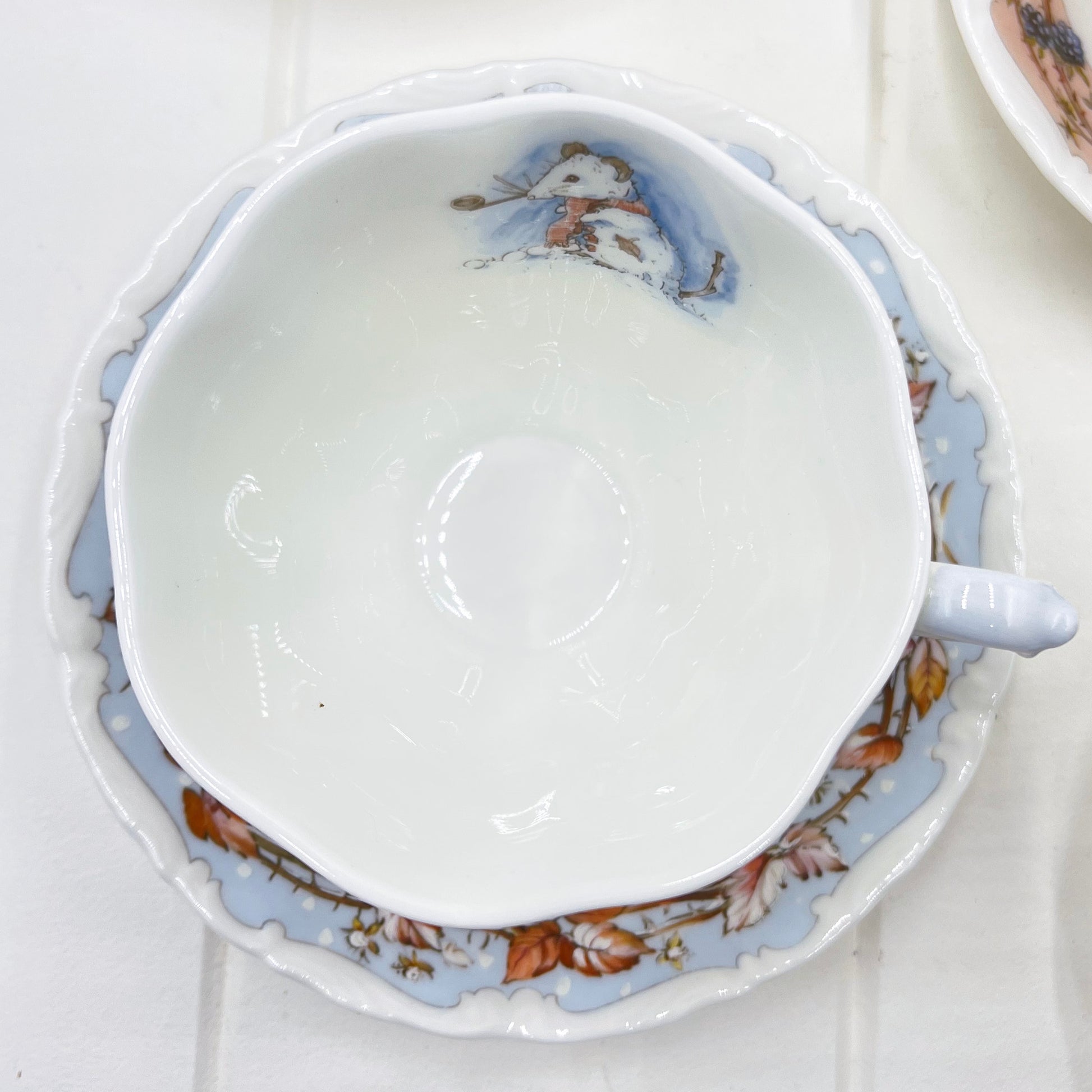 Royal Doulton Brambly Hedge Four Seasons Cup and Saucer - Winter
