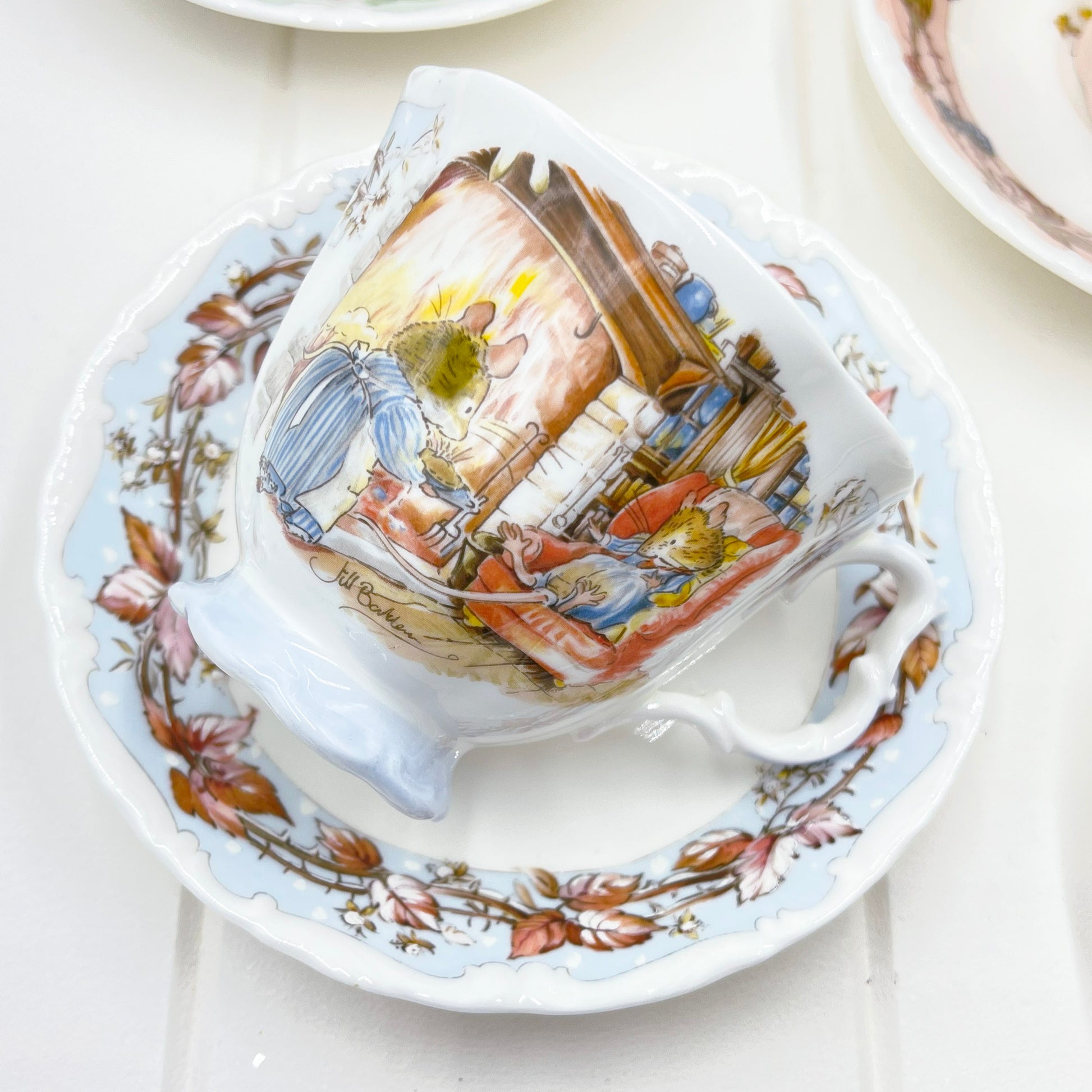 Royal Doulton Brambly Hedge Four Seasons Cup and Saucer - Winter