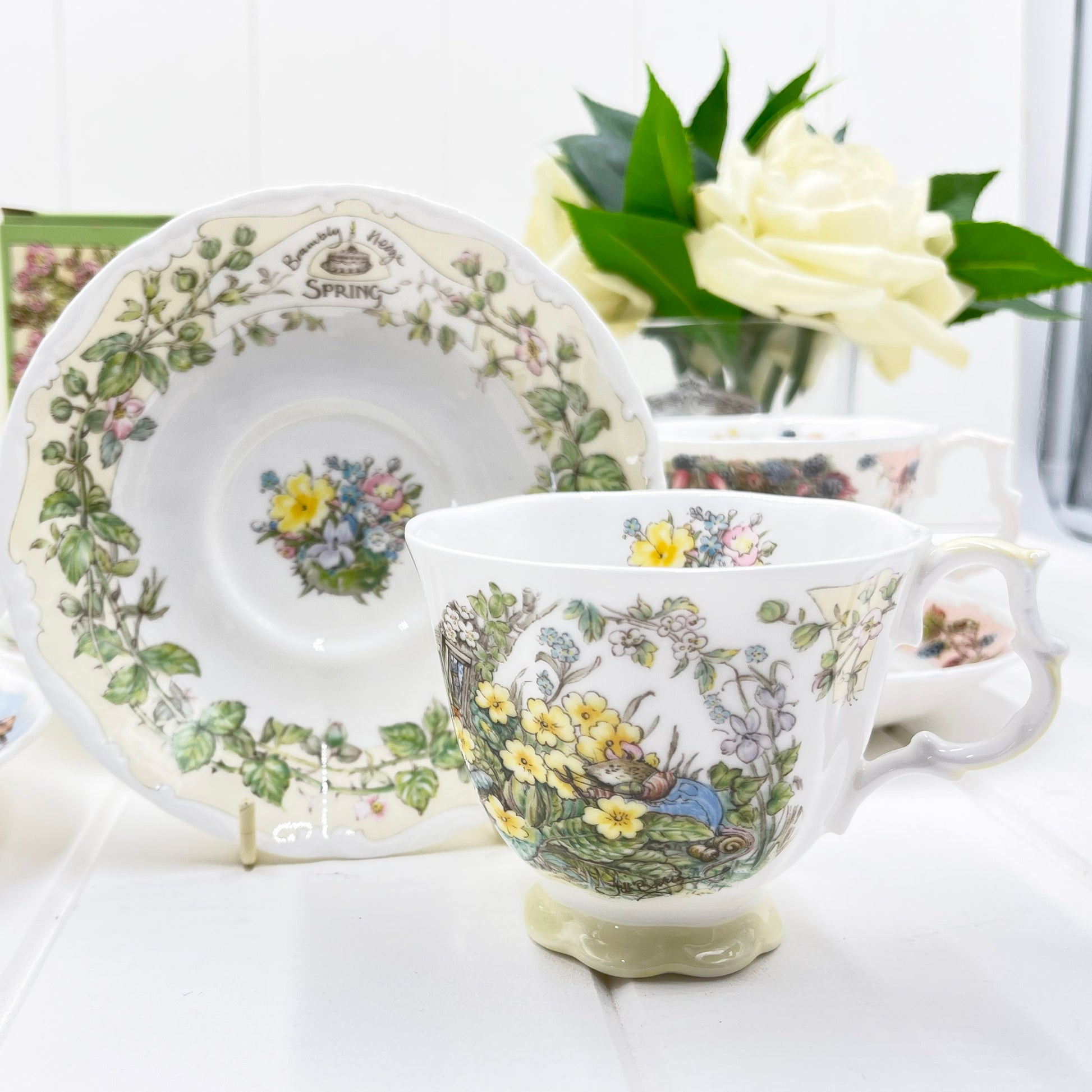 Royal Doulton Brambly Hedge Four Seasons Cup and Saucer - Summer