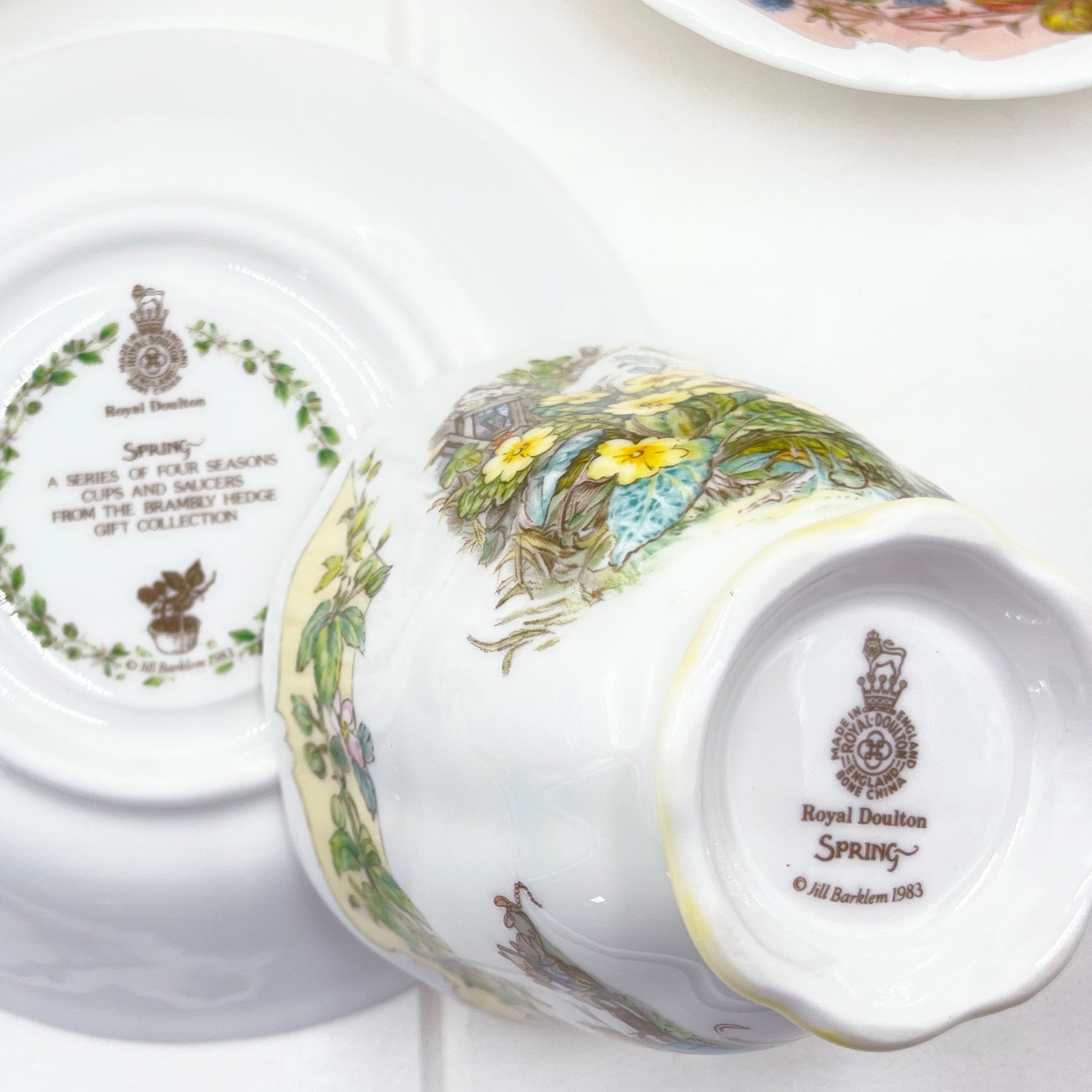 Royal Doulton Brambly Hedge Four Seasons Cup and Saucer - Summer
