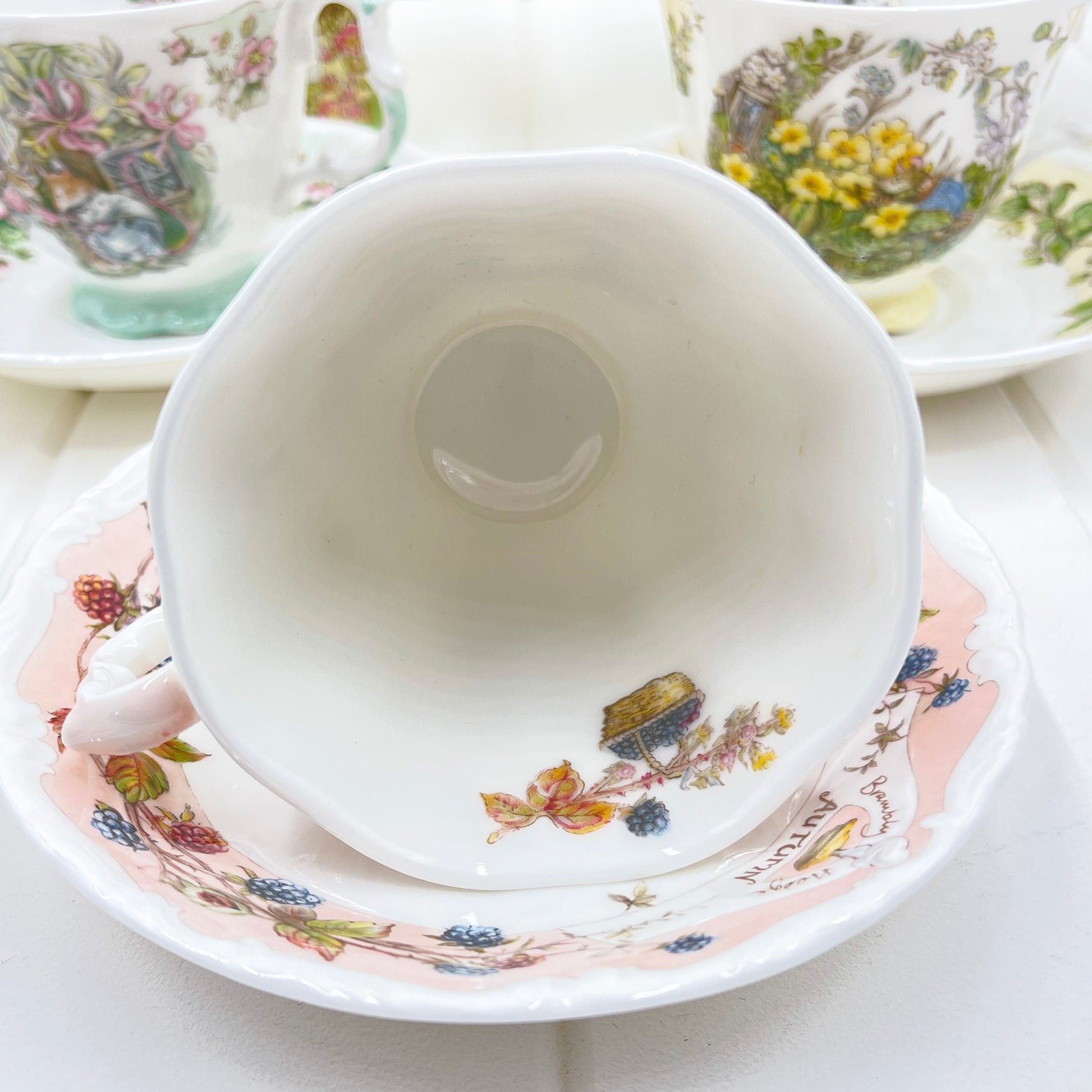 Royal Doulton Brambly Hedge Four Seasons Cup and Saucer - Autumn