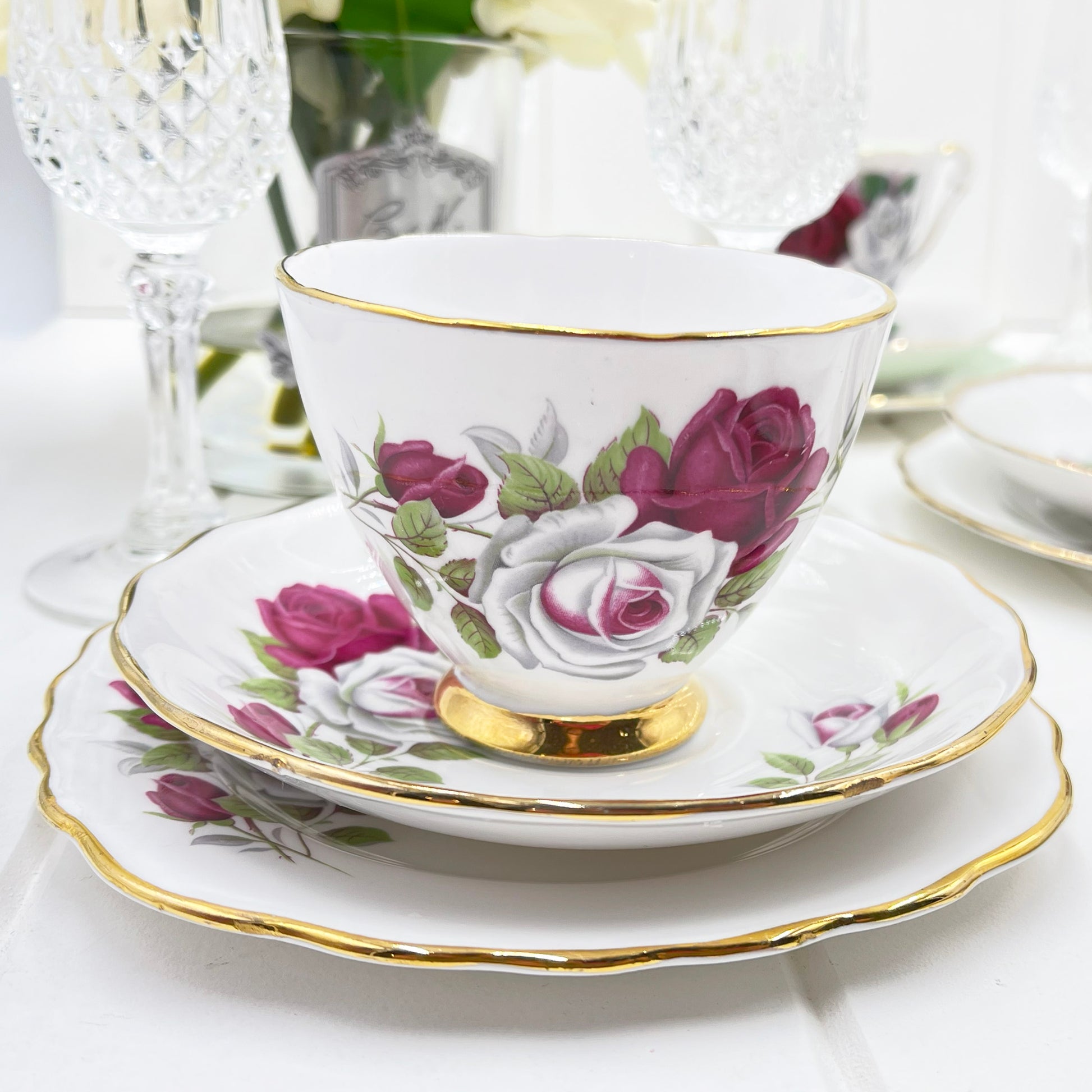 Royal Albert, Shelley, Queen Anne, Duchess, Colclough Crazy High Tea Set