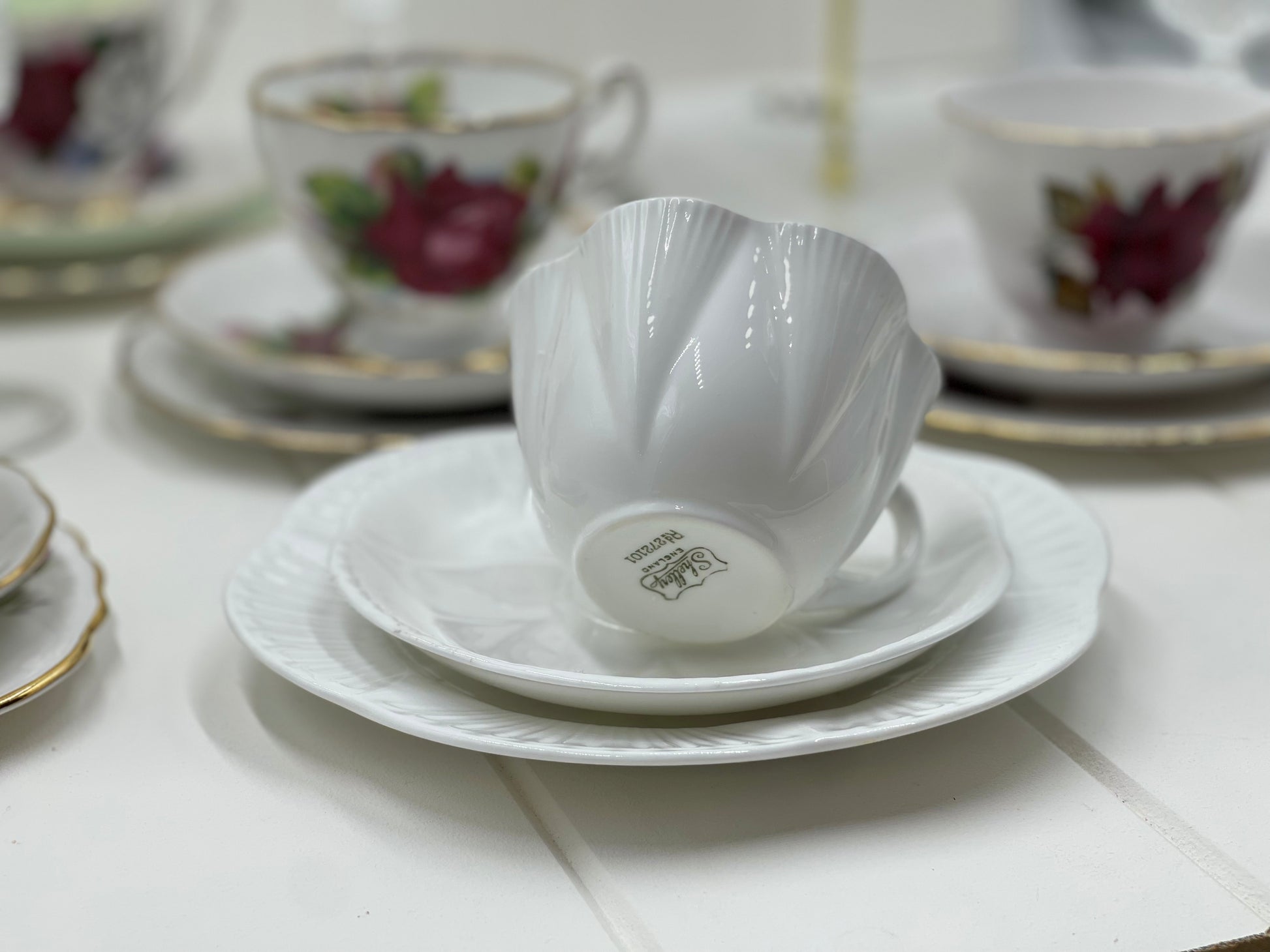 Royal Albert, Shelley, Queen Anne, Duchess, Colclough Crazy High Tea Set