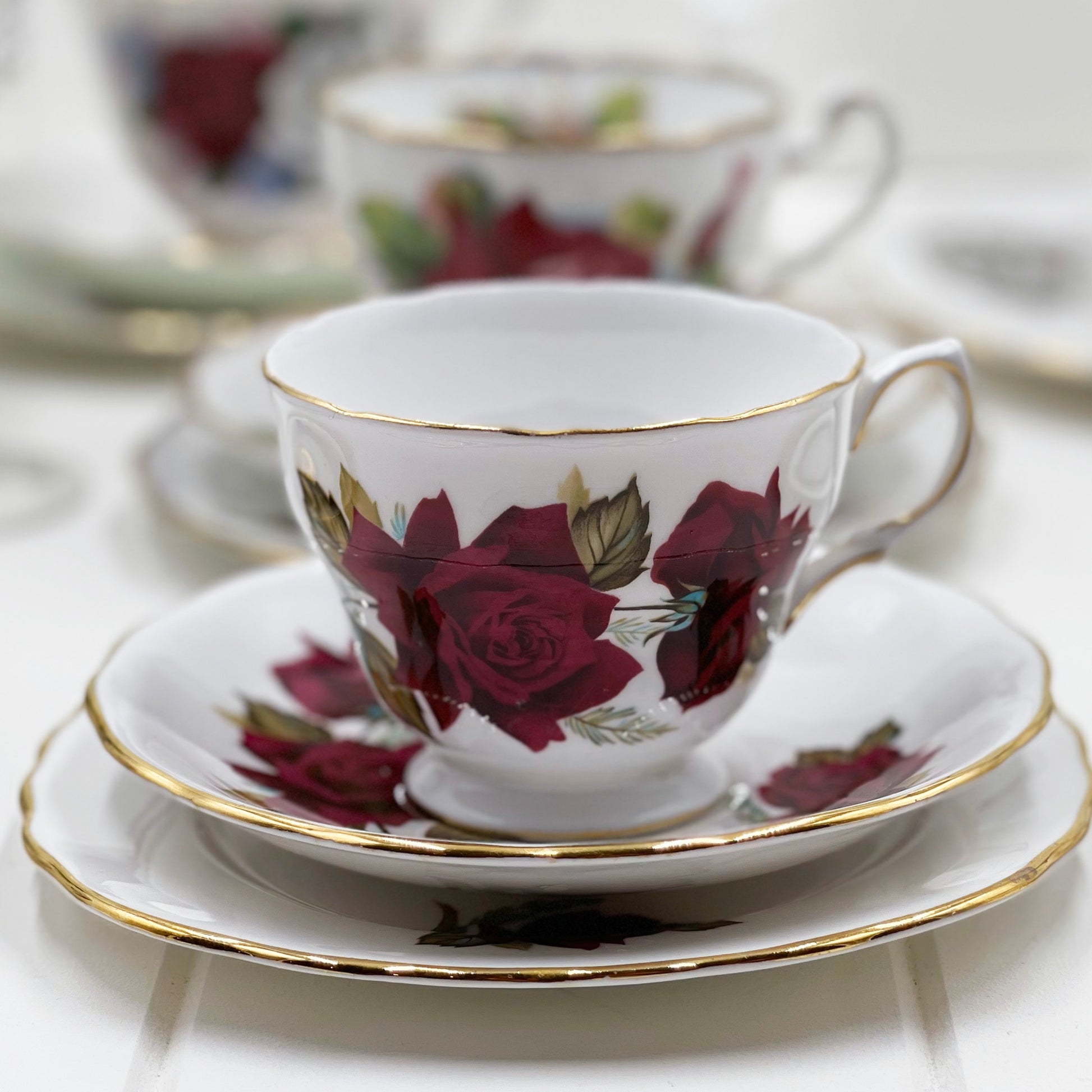 Royal Albert, Shelley, Queen Anne, Duchess, Colclough Crazy High Tea Set