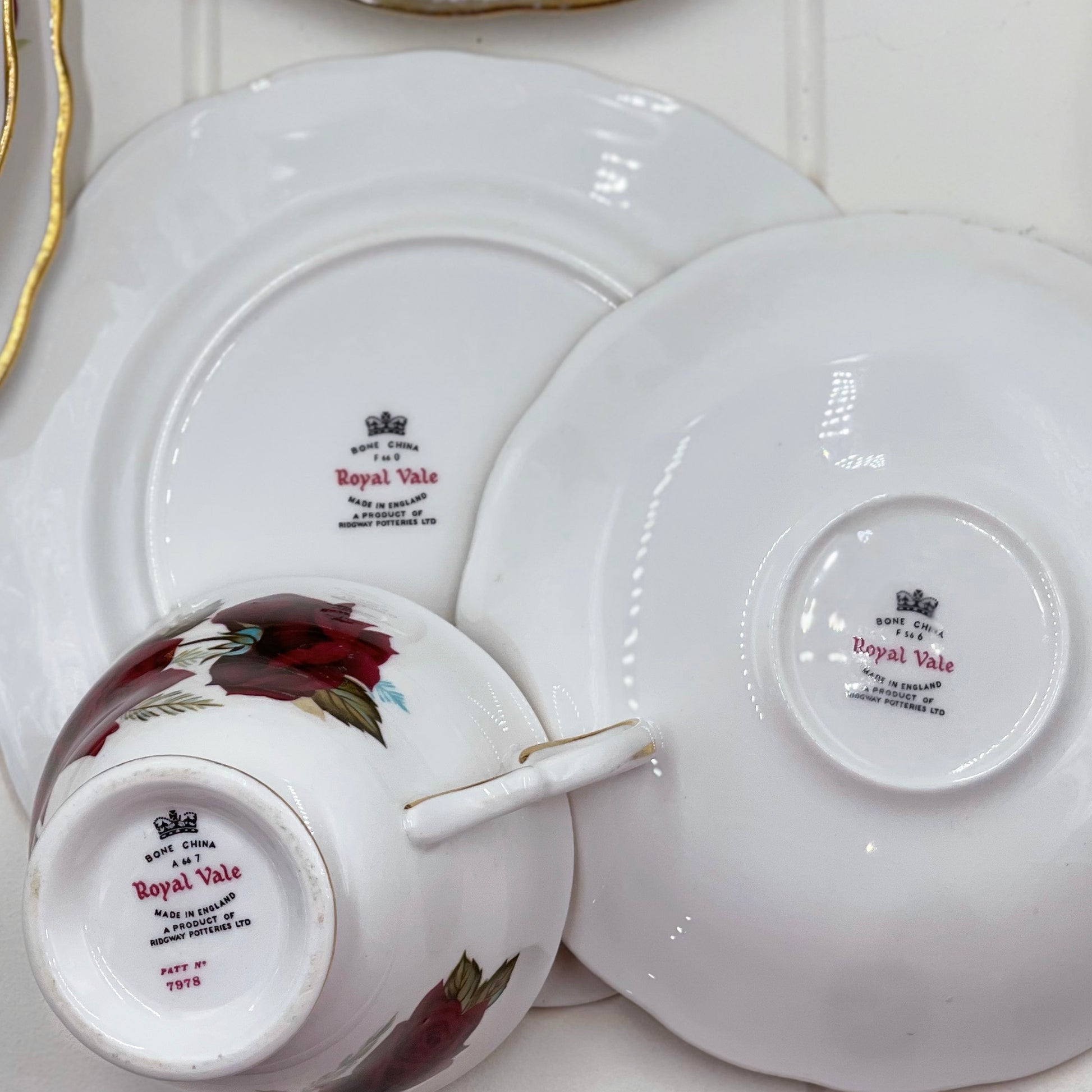 Royal Albert, Shelley, Queen Anne, Duchess, Colclough Crazy High Tea Set