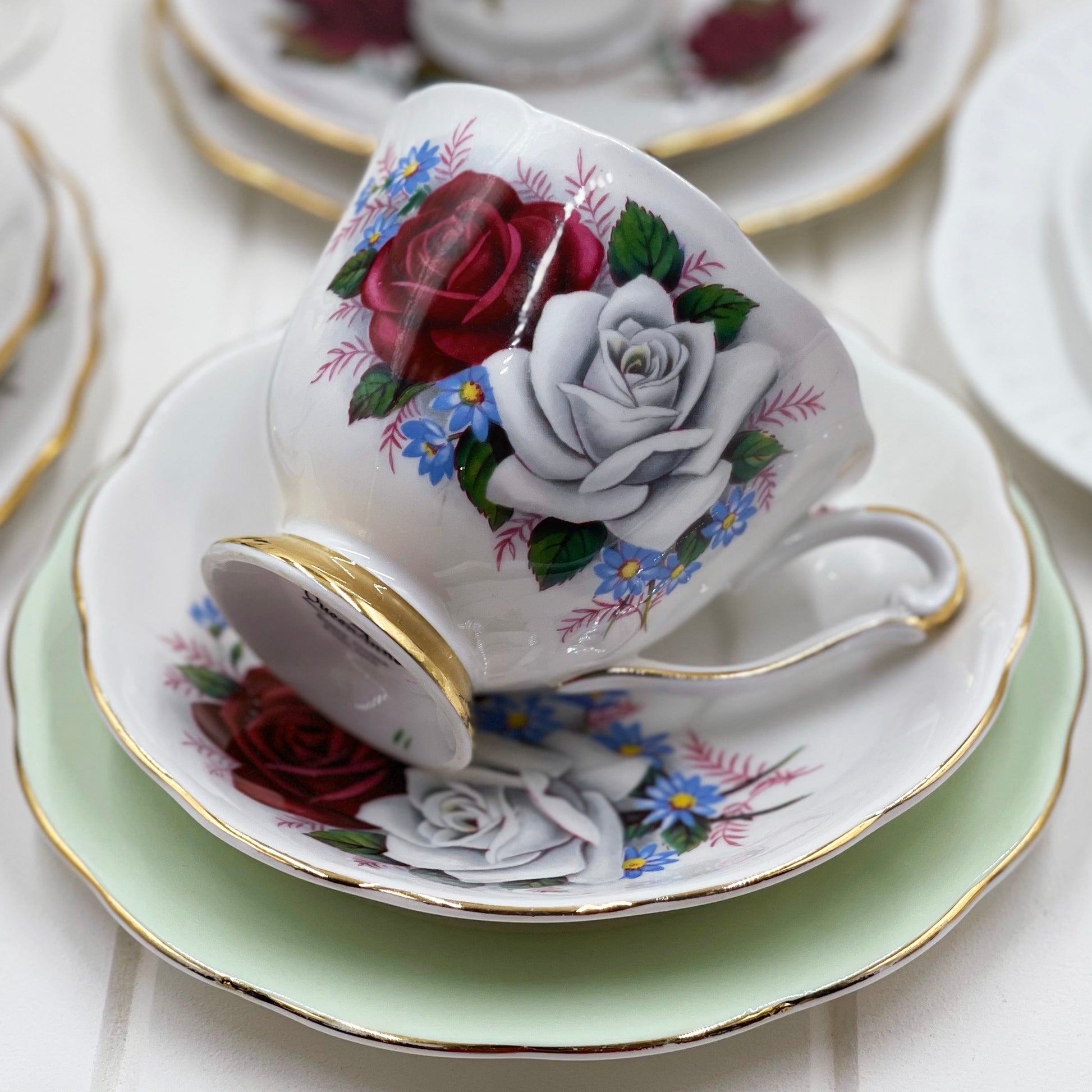 Royal Albert, Shelley, Queen Anne, Duchess, Colclough Crazy High Tea Set