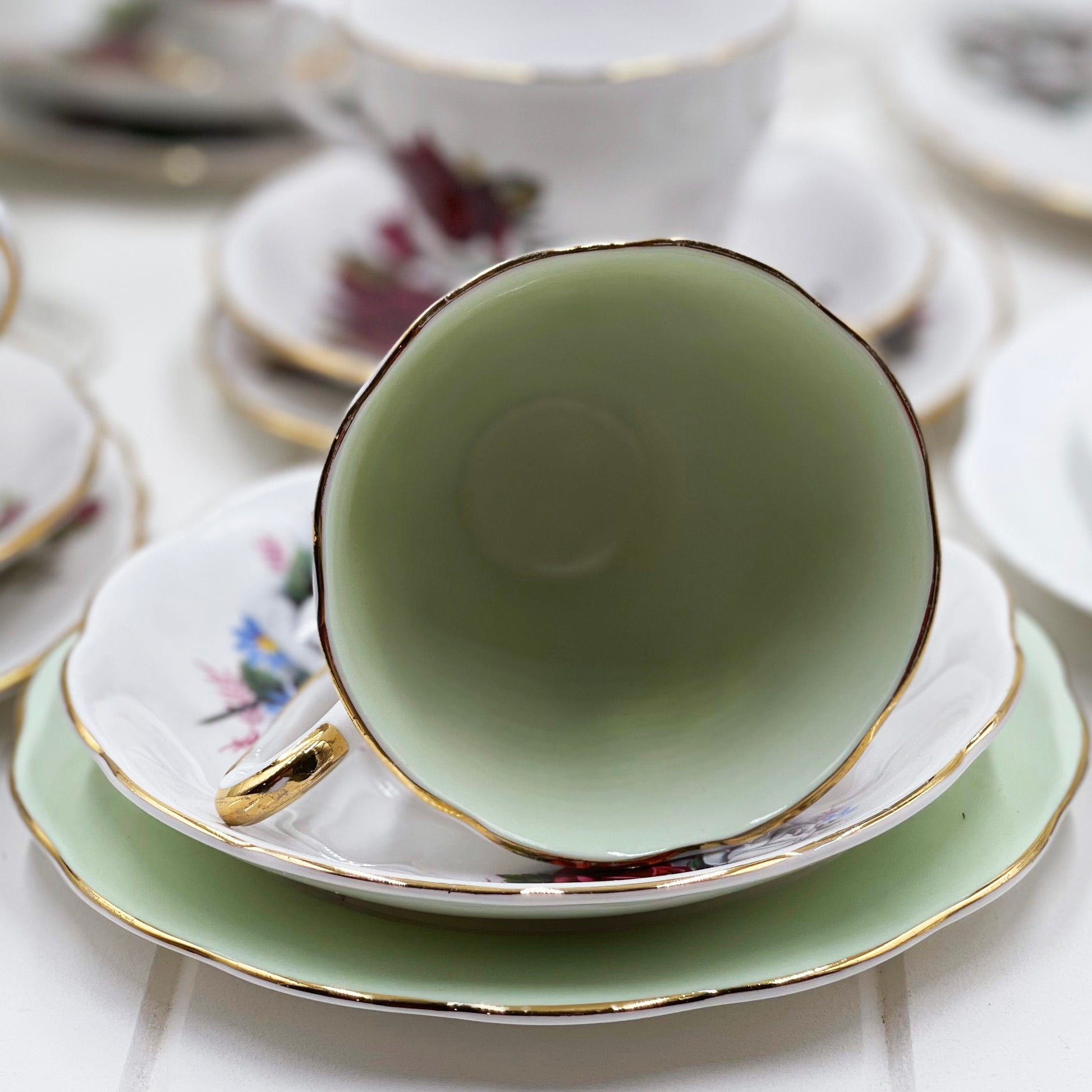 Royal Albert, Shelley, Queen Anne, Duchess, Colclough Crazy High Tea Set
