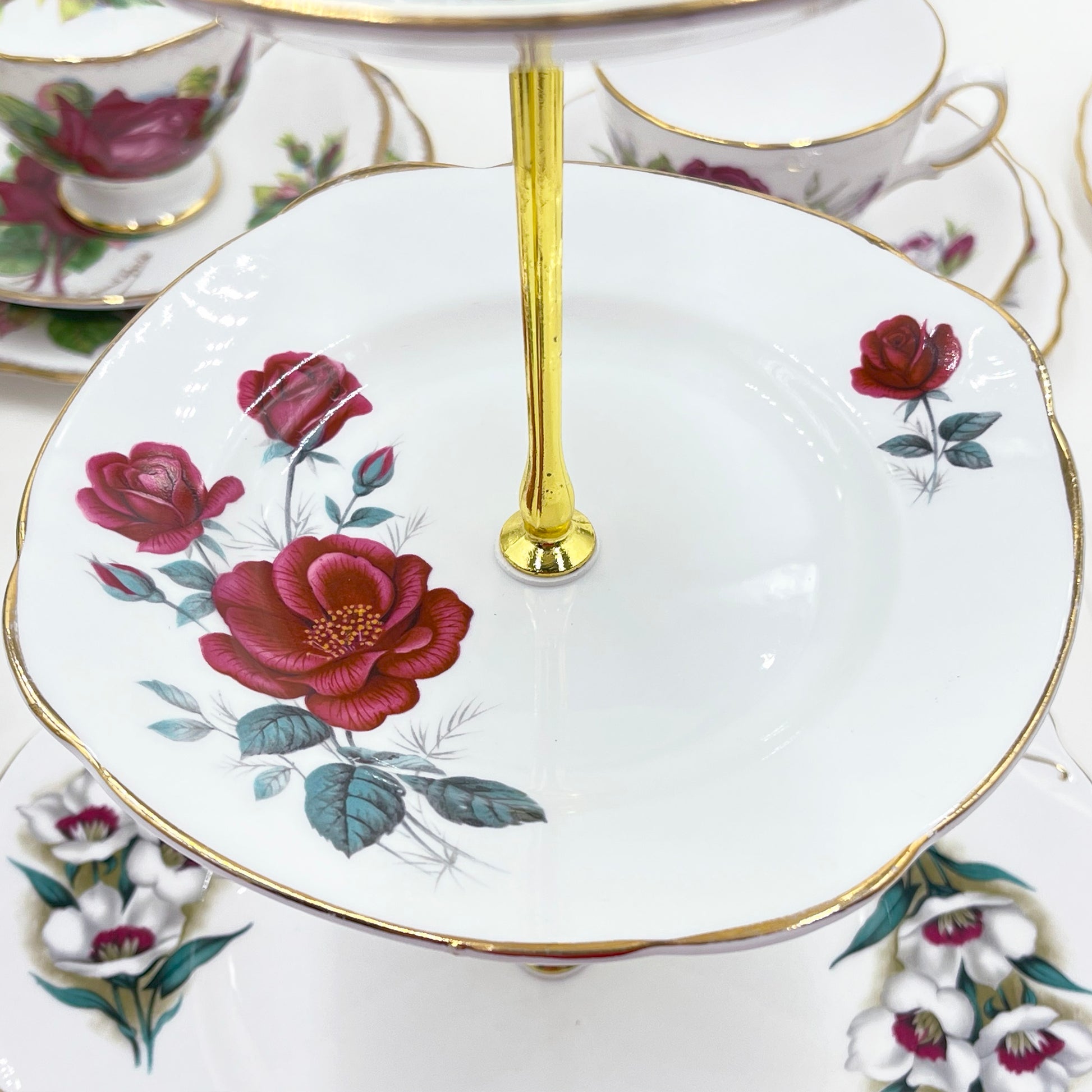 Royal Albert, Shelley, Queen Anne, Duchess, Colclough Crazy High Tea Set